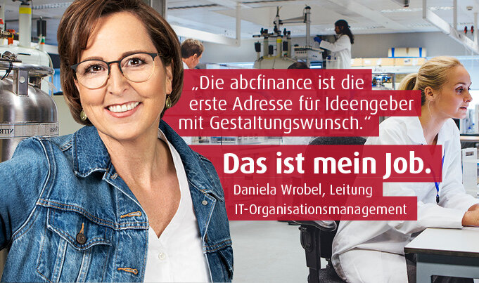 Daniela Wrobel, Leitung IT-Organisationsmanagement bei abcfinance