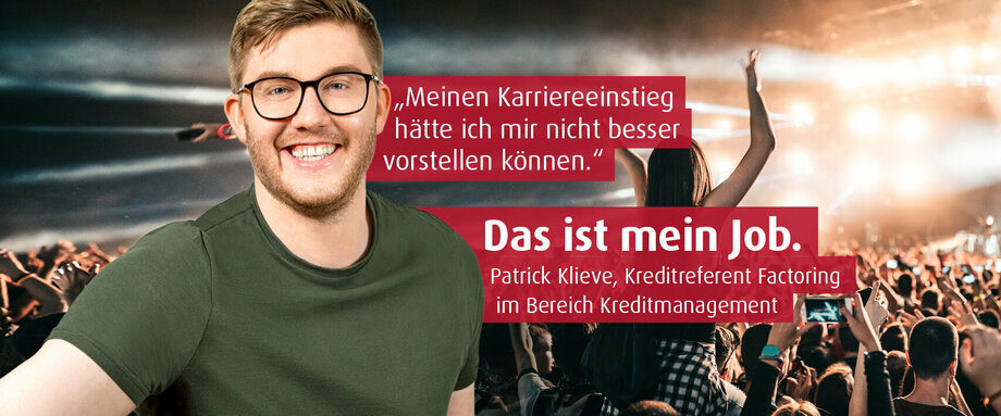 Patrick Klieve, Kreditreferent Factoring im Bereich Kreidtmanagement bei abcfinance