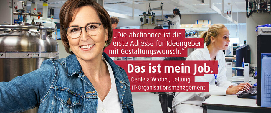 Daniela Wrobel, Leitung IT-Organisationsmanagement bei abcfinance